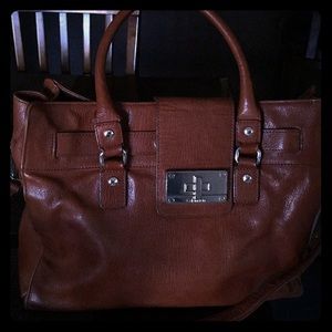 Calvin Klein large learher duffle bag